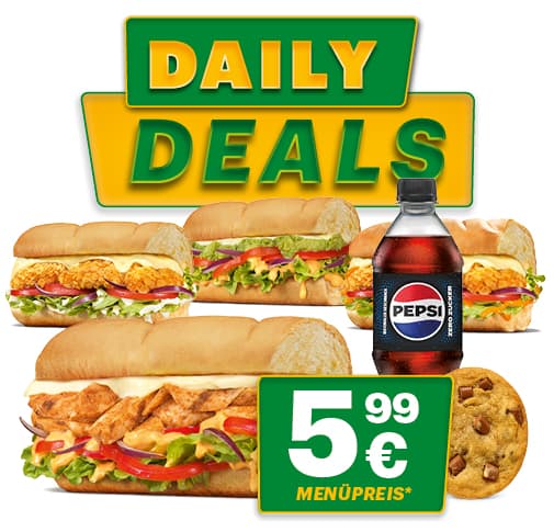 Daily Deals Menü