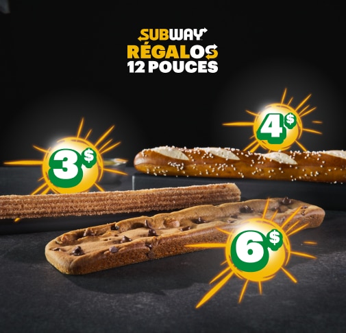Footlong Sidekicks lock up Cookie, Churro & Pretzel with starburst and prices 
