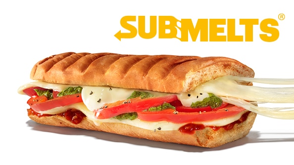 Menu Mozzarella Pesto Submelt® Ireland English